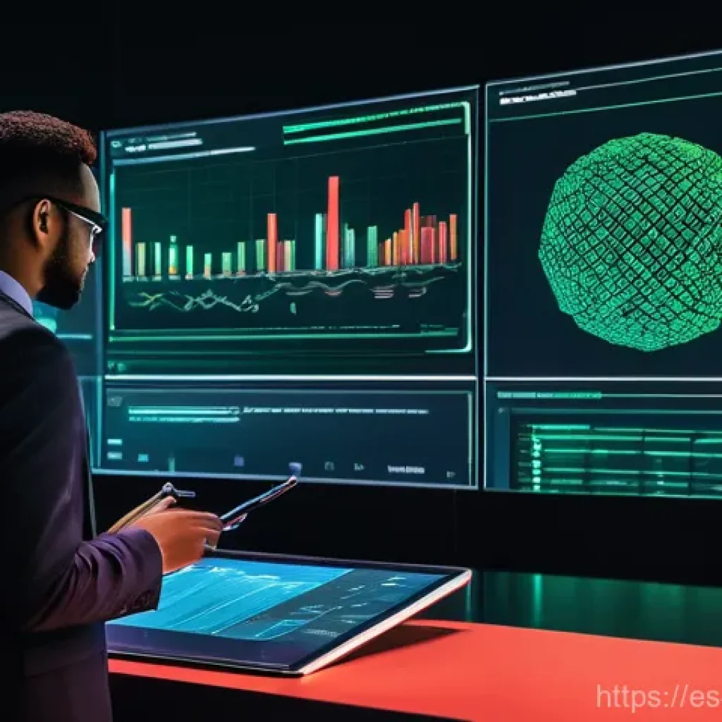 AI 개발자의 업무 챌린지 - **Prompt:** A diverse group of four AI developers, two men and two women of varying ethnicities, dre...