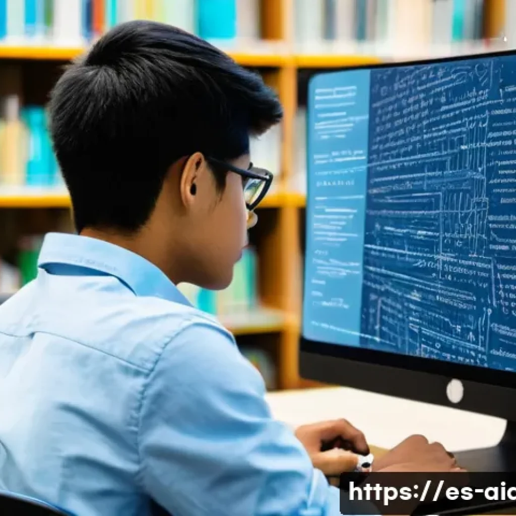 AI 개발자 커리어 개발 - **Prompt 1: The Foundations of AI Learning**
"A young, diverse group of students, approximately ...